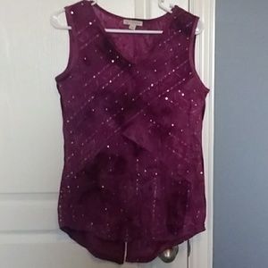 Dressbarn purple shirt
